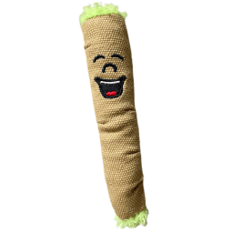 My Name is Lil B, Cute Stuffed Parody Blunt Cat Toy, Funny Catnip Weed Theme Toy, Cool Plush Novelty 420 Gift for Pets & Their Owners
